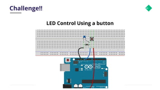 Challenge!! 48
LED Control Using a button
 