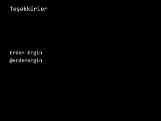 TeşekkürlerErdem Ergin@erdemergin