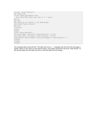Asp.Net Tutorials