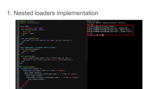 1. Nested loaders implementation
 