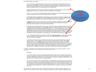 Process	
  
CAPA	
  
Complains	
  
	
  
47	
  
 