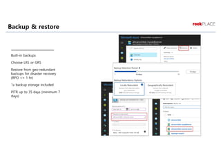 Backup & restore
 
