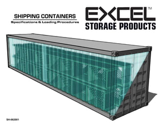 Specifications & Loading Procedures 
SH-082001 
 