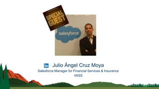 Julio Ángel Cruz Moya
Salesforce Manager for Financial Services & Insurance
VASS
 
