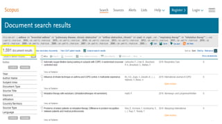 Bases de datos scopus