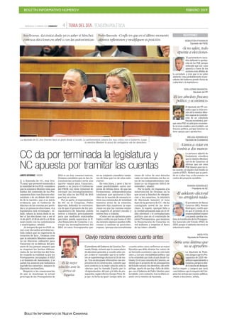 BOLETÍN INFORMATIVO NÚMEROV FEBRERO 2019
BOLETÍN INFORMATIVO DE NUEVA CANARIAS
 