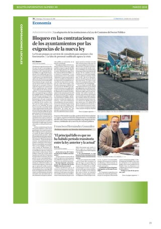 BOLETÍN INFORMATIVO NÚMERO XII MARZO 2018
!21
CORPORACIONESLOCALES
 