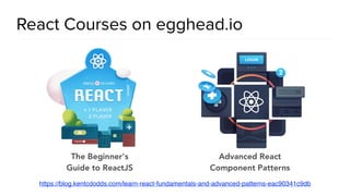 @spring_io
#springio17
React Courses on egghead.io
https://blog.kentcdodds.com/learn-react-fundamentals-and-advanced-patterns-eac90341c9db
 