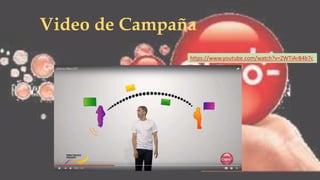 Video de Campaña
https://www.youtube.com/watch?v=ZWTiArB4b7c
 