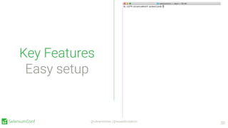 @vibranttester | @wswebcreation
Key Features
Easy setup
30
 