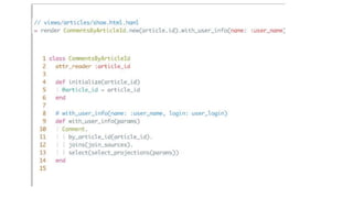 Building component based rails applications. part 1.