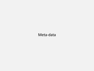 Meta-data
