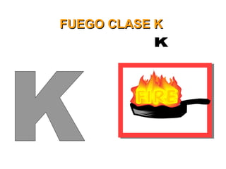 FUEGO CLASE K
 