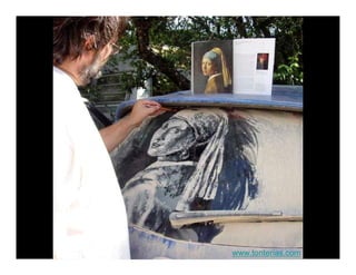 Car Window Dust Art