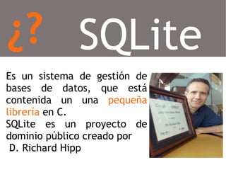 Charla SQlite Salta