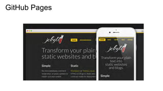 GitHub Pages
 