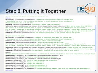 Step 8: Putting it Together 09/02/11 