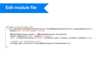 Edit module file
 