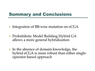Combining Competent Crossover and Mutation Operators: A Probabilistic Model Building Approach