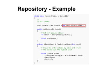 Repository - Example
 