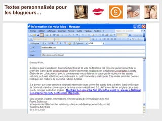 Textes personnalisés pour les blogueurs… 