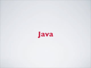 Java
 