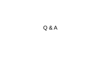 Q & A
 