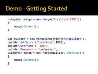 Demo - GettingStarted