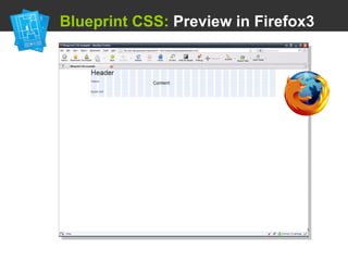   Blueprint CSS:  Preview in Firefox3 