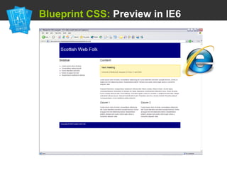   Blueprint CSS:  Preview in IE6 