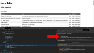 CSUN 2020: CSS Display Properties Versus HTML Semantics
