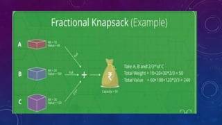 Dynamic programming, Branch and bound algorithm & Greedy algorithms 