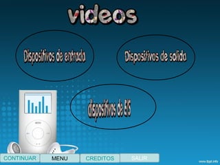 CONTINUAR SALIRCREDITOSMENU
 
