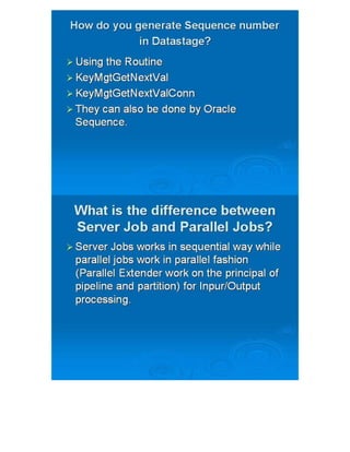 Datastage interview questions from - testingbrain.com