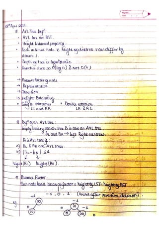 Data Structure and Algorithm Notes - Ronak Sumbaly