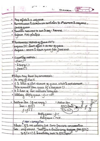 Data Structure and Algorithm Notes - Ronak Sumbaly