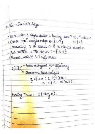 Data Structure and Algorithm Notes - Ronak Sumbaly
