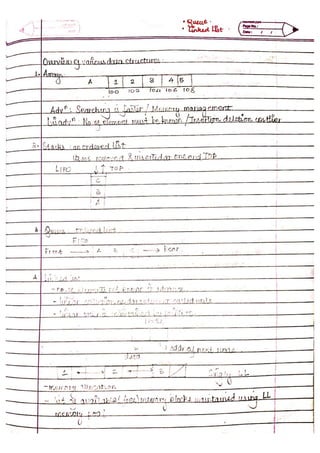 Data Structure and Algorithm Notes - Ronak Sumbaly