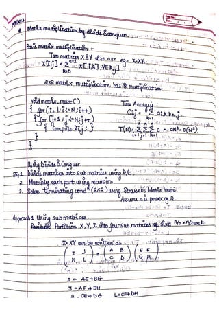 Data Structure and Algorithm Notes - Ronak Sumbaly