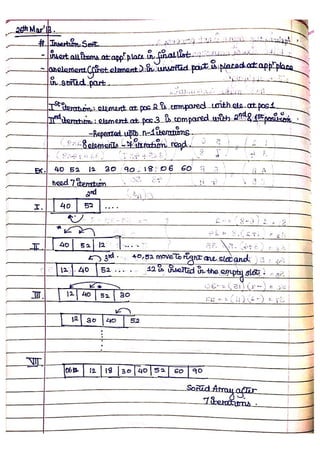 Data Structure and Algorithm Notes - Ronak Sumbaly