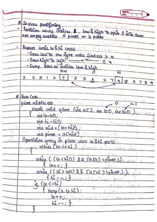 Data Structure and Algorithm Notes - Ronak Sumbaly