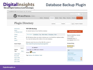 Database Backup Plugin
 