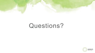 Questions?
 