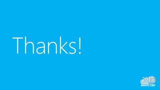 Thanks!
 