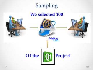 Sampling  	
	
We  selected  100	
Of  the                            Project      	
28
 