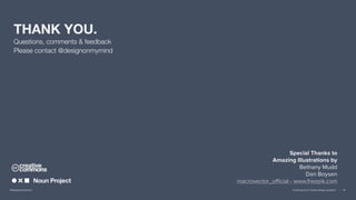@designonmymind Evolving an in-house design practice 63
Special Thanks to
Amazing Illustrations by
Bethany Mudd
Dan Boysen
macrovector_oﬃcial - www.freepik.com
THANK YOU.
Questions, comments & feedback
Please contact @designonmymind
 