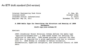 An IETF draft standard (3rd version)
 
