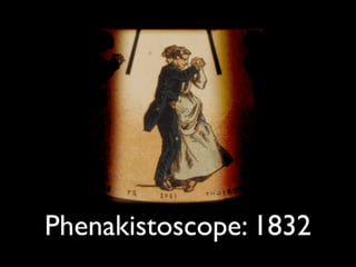 Phenakistoscope: 1832
 