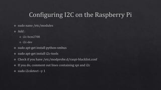 Embedded programming on r pi and arduino