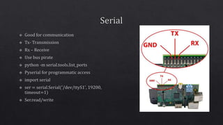 Embedded programming on r pi and arduino